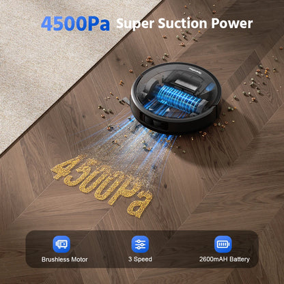 Aspirateur robot laser Smart Home LDS, aspirateur automatique, machine de nettoyage de serpillière, aspirateur robot