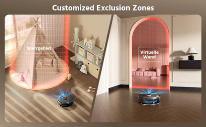 Aspirateur robot laser Smart Home LDS, aspirateur automatique, machine de nettoyage de serpillière, aspirateur robot