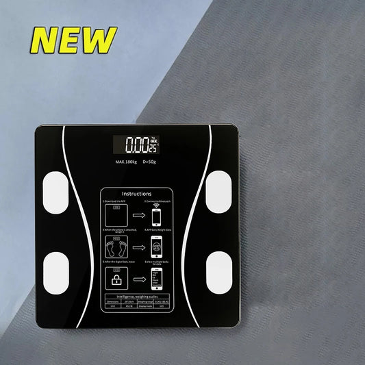 Intelligent Body Fat Weight Analysis Weighing Bathroom Scale USB Balance Digital Electronic