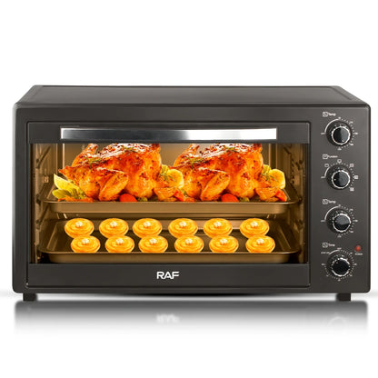 38L large capacity 1600 watt electric oven, small home appliance gift, convection toaster, electric oven, uniform heating, free timing