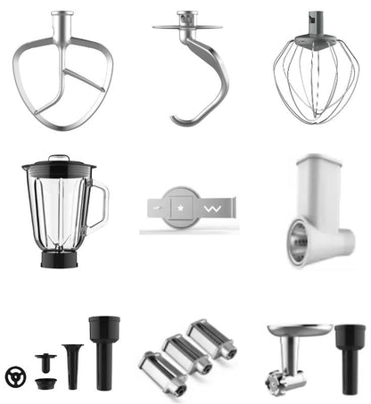 Household electric vertical mixer, dough mixer, kitchen machine, food 1500W household mixer